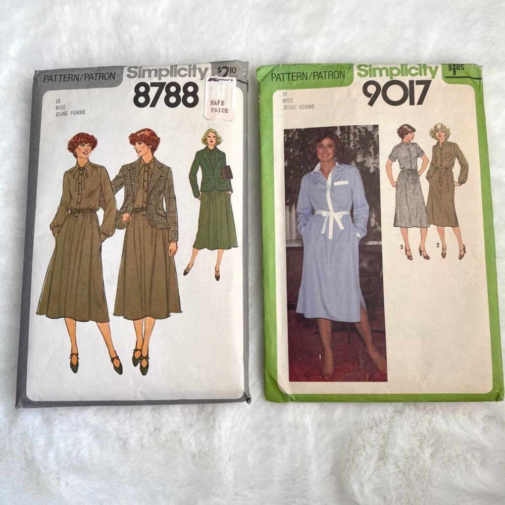 2 Simplicity Sewing Patterns - Picture 1 of 5